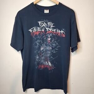 Vtg For The Fallen Dreams Band T-Shirt Metal Hardcore  Size Large Y2K