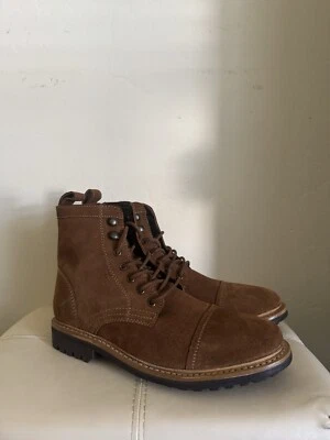 Мужские ботинки Frye Russell на шнуровке желтовато-коричневые коричневые замшевые кожа - размер 9,5 М - Изображение 1 из 4