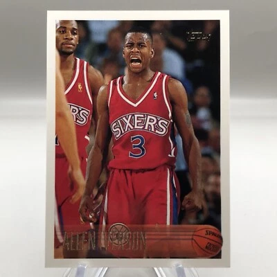 1996-97 Allen Iverson Topps #171 Rookie Card RC  - Image 1 of 3