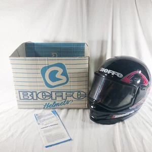 Vintage Bieffe Motocross Full Face Helmet Made In Italy BIEFFE GR-1400 XLarge 61 - Picture 1 of 6