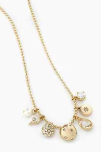 HOLIDAY 2022!  Stella and Dot gold CELESTIAL BAUBLES NECKLACE, NIP! - Picture 1 of 3