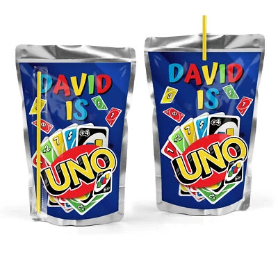 INGRAM DESIGNS FOR YOU Uno 1st Birthday Juice Pouch