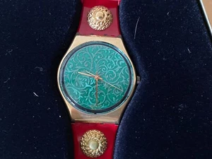 SWATCH POMPADOUR Christmas 1988  Limited edition - Sin usar - Imagen 1 de 6