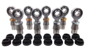 KIT DE 4 ENLACES CROMOLY 3/4 X 3/4-16 JUNTA DOMÉSTICA 3/4 ESPACIADORES DE CONO ALUMINIO BUNGS .120 - Imagen 1 de 8