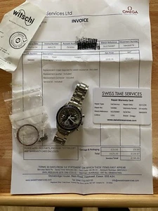 Omega Speedmaster Racing Schumacher Ca. 2003 -FULL SET, SERVICED, WARRANTY (STS) - Picture 1 of 24