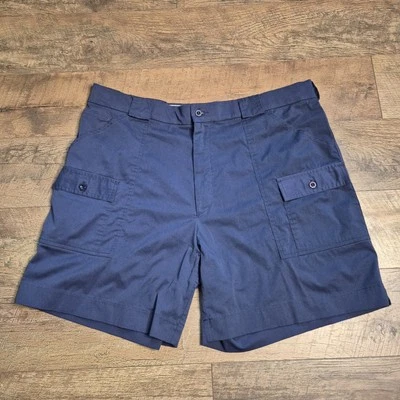 Shorts cargo masculino esportivo tamanho 42 azul para passeios de barco ao ar livre caminhada desempenho - Imagem 1 de 4