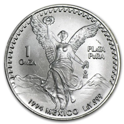1994 Mexico 1 oz Silver Libertad BU - Image 1 of 2