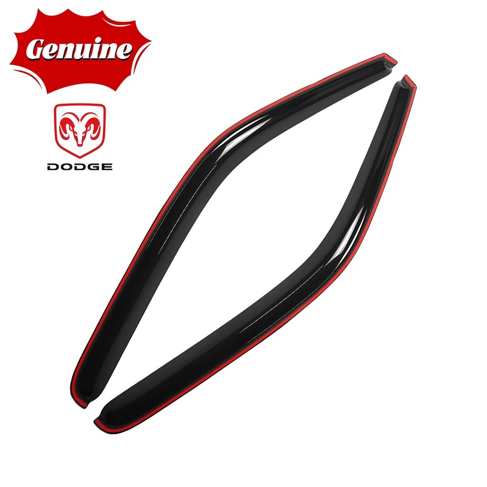 Deflector de viseras de ventana en canal genuino Dodge Ram 1500 2500 3500 1994-2001 Foto 1 de 4