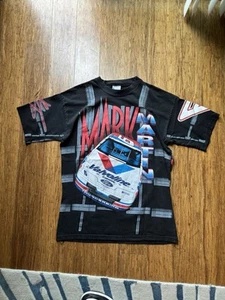 Vintage 1995 Mark Martin #6 Valvoline Nascar AOP shirt 90s L RARE - Picture 1 of 2