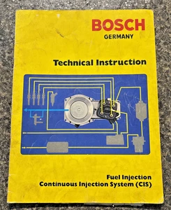 Bosch Technical Instruction Manual Fuel Injection Continuous Injection System - Picture 1 of 14