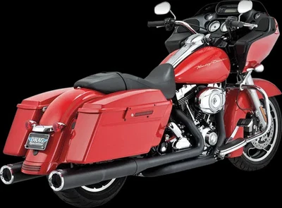 Silenciador deslizante VH 4,5 pol alta saída preto Harley Road King 95-06 - Imagem 1 de 4
