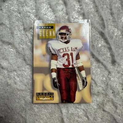 1994 Skybox Impact Rookie Card Aaron Glenn #284 Texas A&M Aggies RC - Image 1 of 4