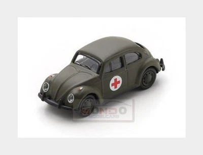 1:87 SCHUCO Volkswagen Beetle Kafer Maggiolino Ambulance 1955 452680600 - Immagine 1 di 2