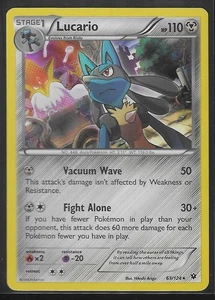 Lucario - 63/124 - Holo Rare - XY Fates Collide - Pokemon TCG-LP - Picture 1 of 2