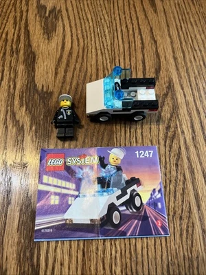 Sistema LEGO: Coche Patrulla de Policía (1247) 100% Completo con Figura y Manual Foto 1 de 4