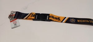 Wichita State University Shockers Lanyard Llavero Doble Cara Breakaway... - Imagen 1 de 4