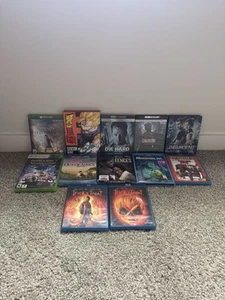 Lot of 12 Blu Ray Movies, Xbox Games, 4k, DVDs Some Sealed All Tested - Picture 1 of 8