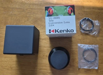 Kenko VC-200Hi Tele-Conversion Lens 2.0X Black GENUINE Teleconverter JAPAN MADE - Image 1 of 4