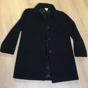 Crewcuts J.Crew Reimagined Classic Black Double Ruffled Side Pockets Pea Coat 12 - Picture 1 of 9