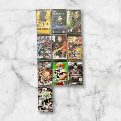 PSP Game Software Set of 10 Monster Hunter Freedom 2nd G Metal Gear Solid etc - Image 1 of 4
