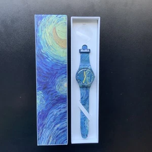 Swatch X MoMO The Starry Night By Vincent Van Gogh New…Never Worn ! - Picture 1 of 8