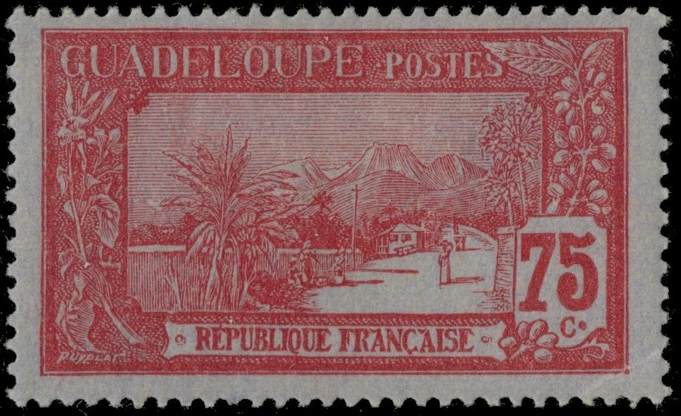 GUADELOUPE 78 - Colonial Heritage "View of La Sofriere" (pc21805) - Image 1 of 1