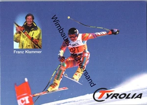 Autogrammkarte Franz Klammer Skirennläufer (*1953) Klammer, Franz : - Picture 1 of 2