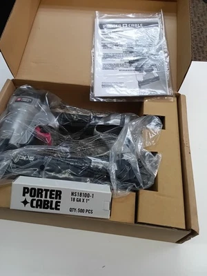 Porter кабель NS100B гвоздезабивной пистолет 18 калибра узкая головка степлер пневматическая отделка - новый - Изображение 1 из 4