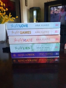 Twisted Series 4 Books Collection Set By Ana Huang NEW Paperback+ Wrath & Pride - Picture 1 of 13
