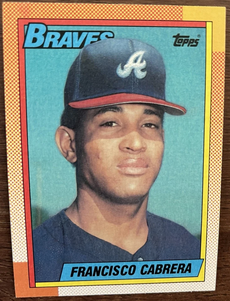 1990 Topps Baseball #254, Francisco Cabrera - Image 1 of 1