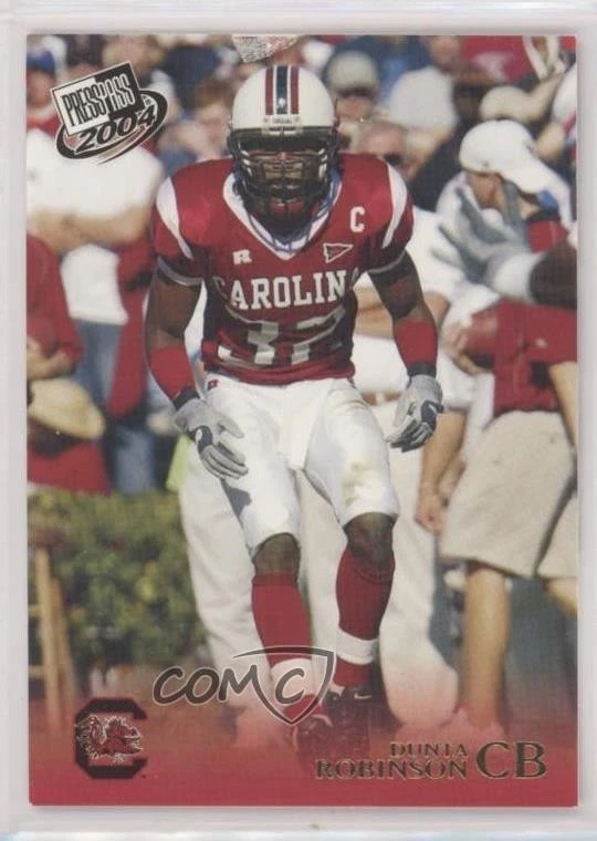 2004 Press Pass Gold Dunta Robinson #G42 Rookie RC - Image 1 of 2