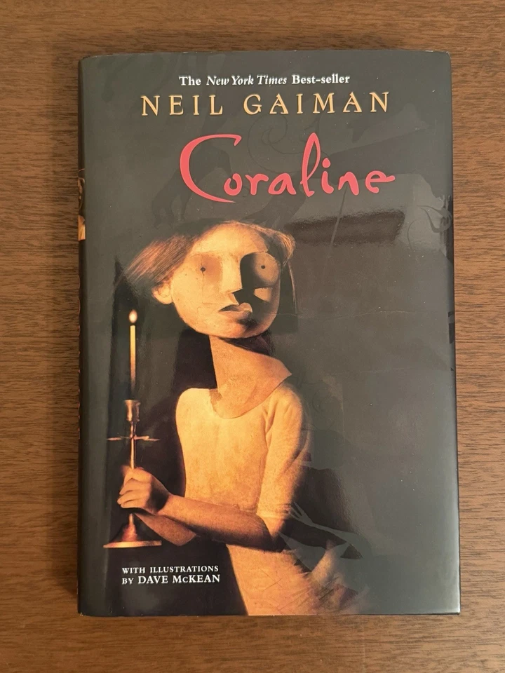Neil Gaiman Hand Signed Coraline 1st Edition Hardcover Illustrated Book - image 1 of 3