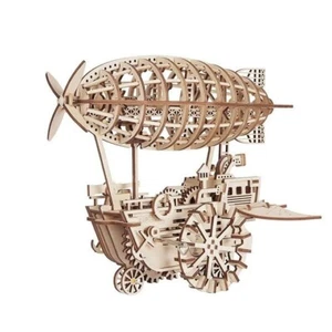 Robotime 3D Jigsaw Puzzle Construction Set DIY Mechanical Model Build Kit Gears - Picture 1 of 10