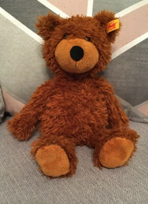 Steiff Knopf Im Ohr braun Teddy Stofftier Charly Schienker 012914 - Bild 1 von 4