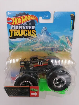 Hot Wheels Monster Trucks Corvette escala 1:64 - Imagen 1 de 3