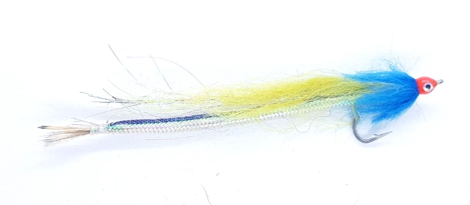 Blue Hotspot - Arena Mylar de agua salada - Lubina, trucha marina mosca/señuelo - ponderado Foto 1 de 1