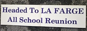Vintage Headed To LA GARGE All School Reunion Aufkleber Wisconsin 15 x 4 - Bild 1 von 3