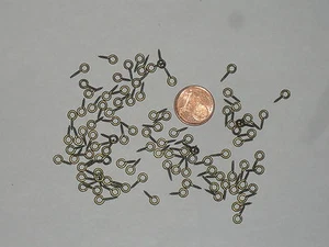 œillets,tiges vis bronze pate fimo,objets polystyrène (8x4mm) nombre au choix: - Picture 1 of 5