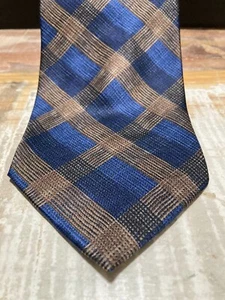 J.Z. Richards Blur/Black/Gold Striped All Silk/ Handmade In America Necktie Pre- - Picture 1 of 6