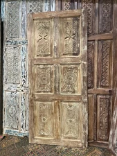 Barn Door, Custom Sliding Door, Hand Carved Barn Door, Hanging Door, 80x36