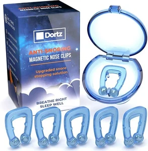 Clip nasal cómodo antirronquidos magnético de silicona para dormir envío a EE. UU. - Imagen 1 de 6
