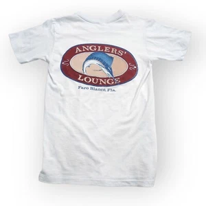 Camiseta vintage años 80 para mujer pequeña pescadores salón bar Faro Blanco FL puntada única - Imagen 1 de 8