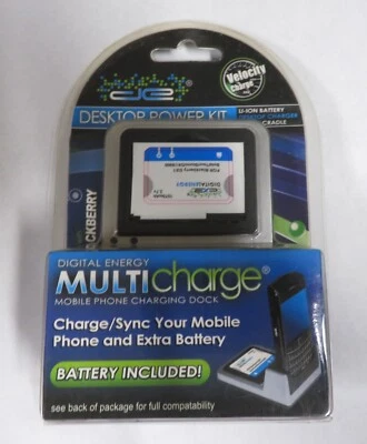 Kit de alimentación de escritorio Digital ENERGY 230-0260 1075MAH 3,7 V para Blackberry Bold DX1 Foto 1 de 2