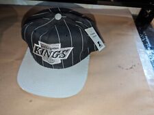 Vintage NHL Los Angeles Kings Pinstripe Snapback Hat -Starter 90s- New With Tag
