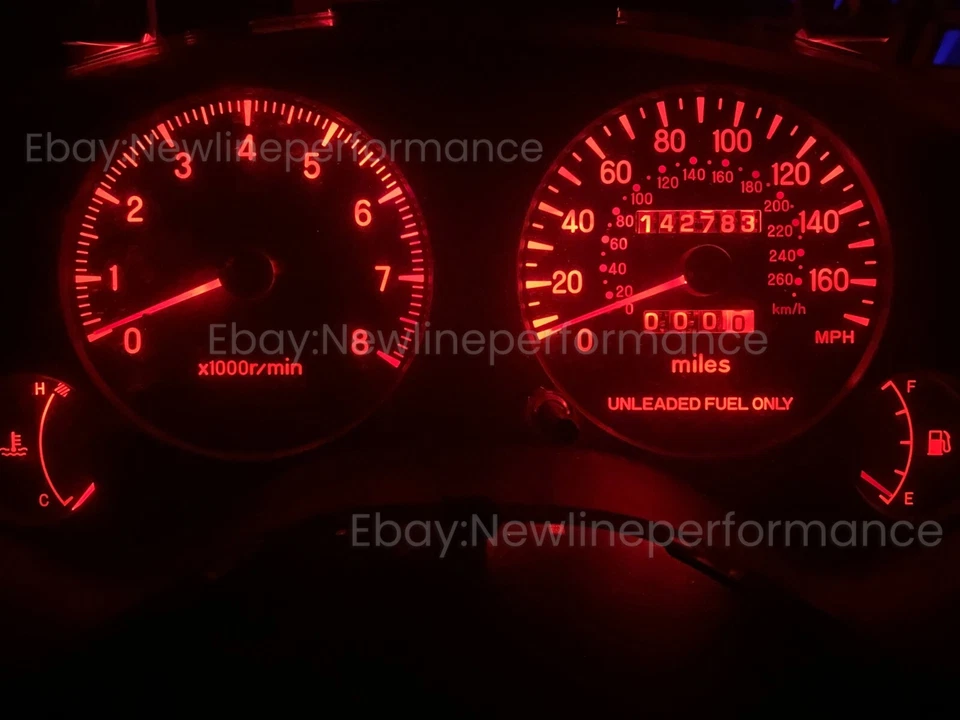 Красные кластерные светодиодные лампы для Mitsubishi Eclipse / Eagle Talon Non Turbo 1995-1999 - Изображение 1 из 1