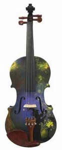 Wizard Violin Black 3/4 Violin Outfit, Crystal fine tuners - Picture 1 of 4