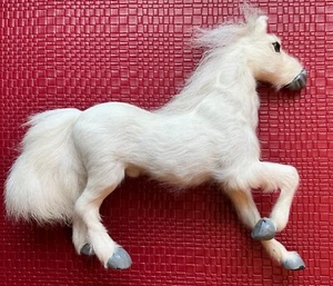 VTG Mohair Or Goat Hair Horse Figure Rare - Picture 1 of 10