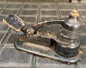 Antique Mechanical Cast Iron Inkwell - Picture 1 of 13