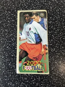 SEEDORF/ZIDANE  FOOTBALL 2000 Turkey Sticker  Bubble gum inserts Rare - Picture 1 of 1