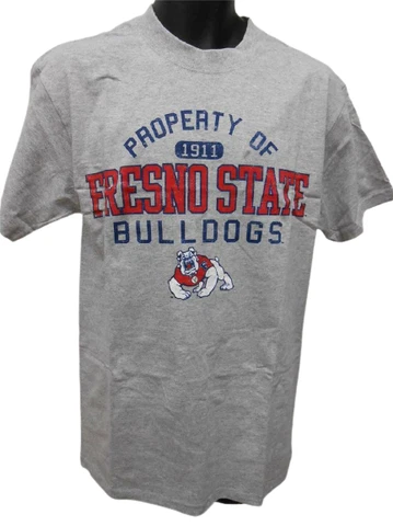 New Fresno State Bulldogs Adult Mens Sizes M-L-XL Gray Shirt Cover